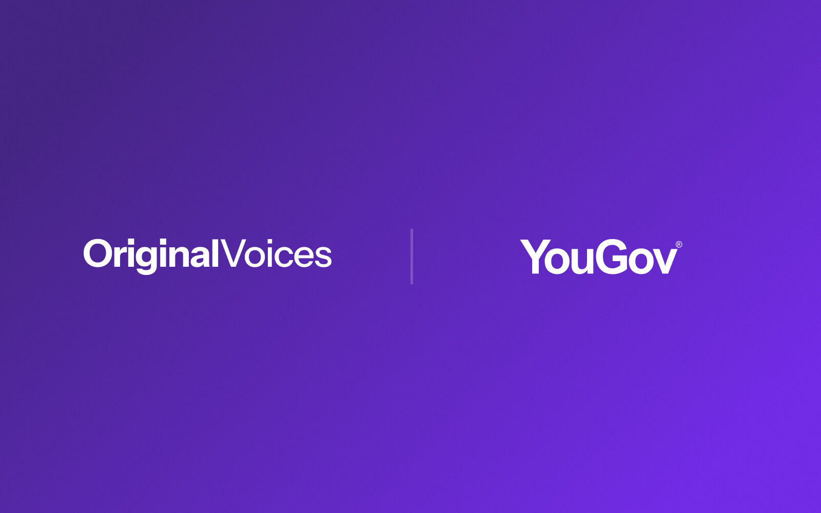 Cover image for OriginalVoices Partners with YouGov to Power the World's Largest AI Twin Platform